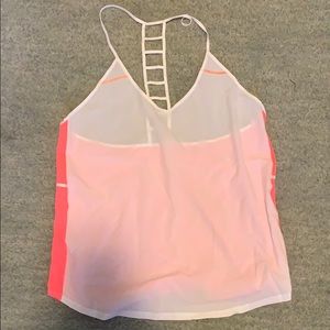 Coral Lululemon workout tank